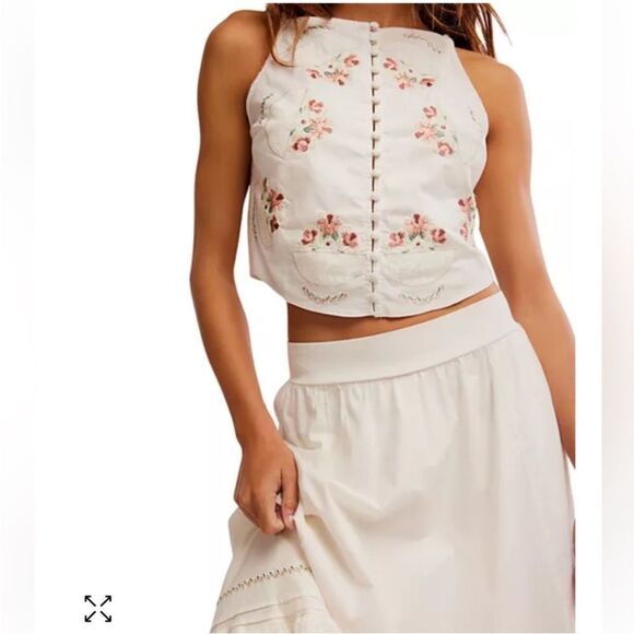 Free People Maeberrie Set Ivory - Picture 2 of 5